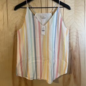 NWT Loft Rainbow Camisole